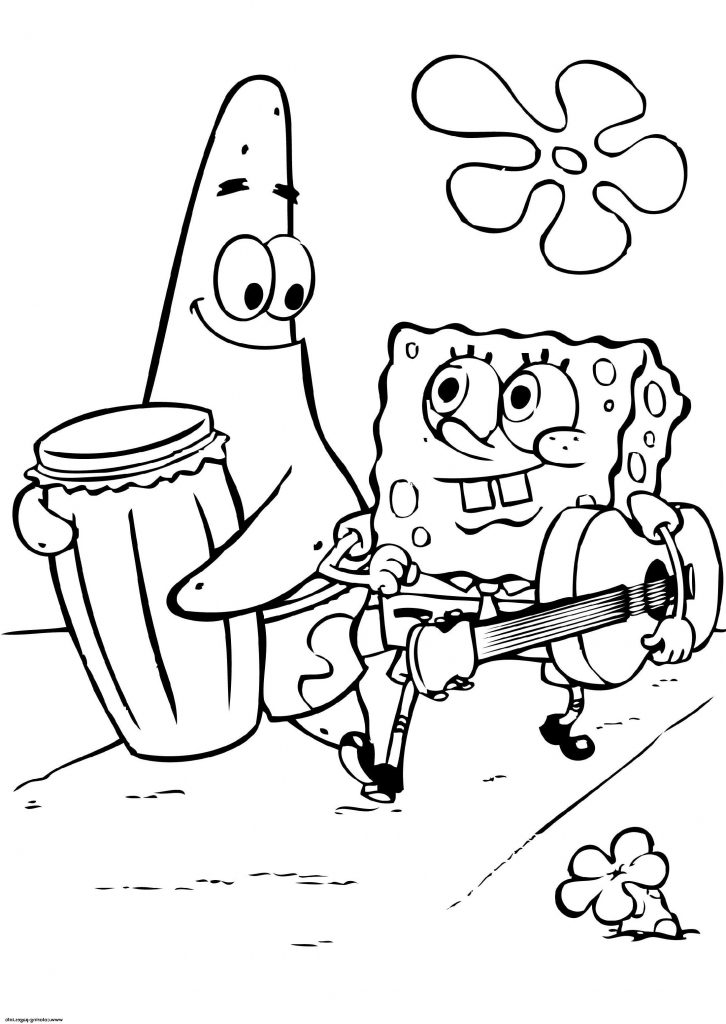 Spongebob Coloring Pages Free Printable 86