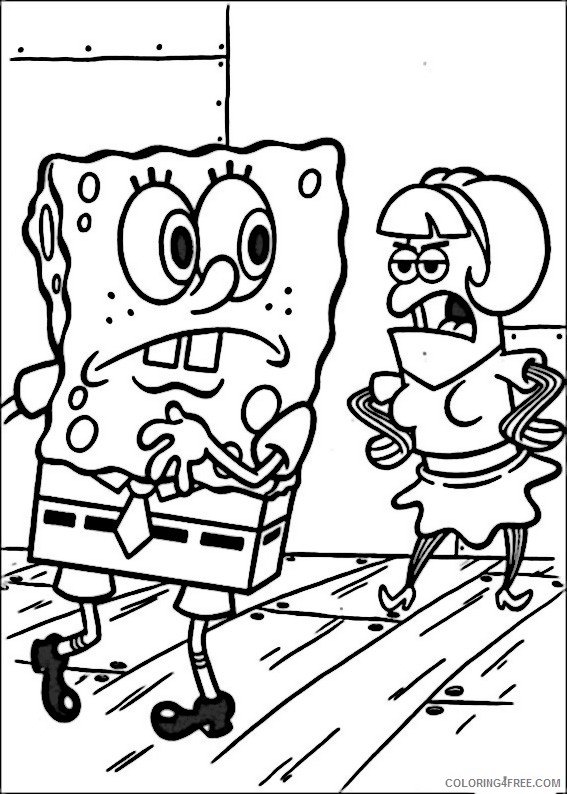 Spongebob Coloring Pages Free Printable 92