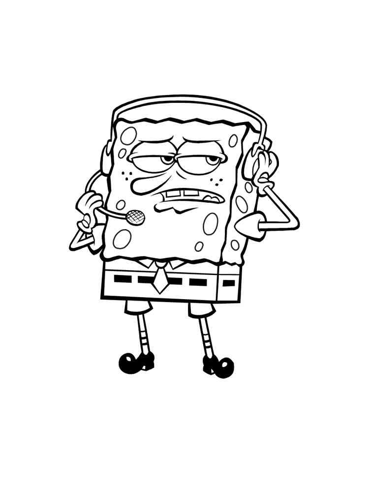 Spongebob Coloring Pages Free Printable 96