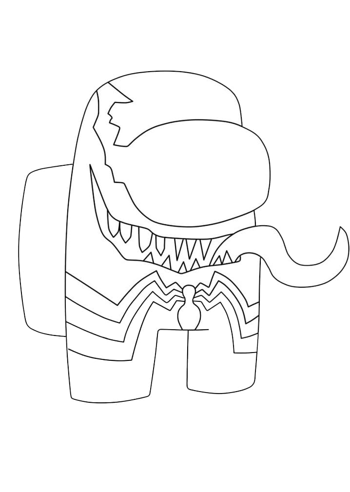 Venom Coloring Pages Free Printable 11