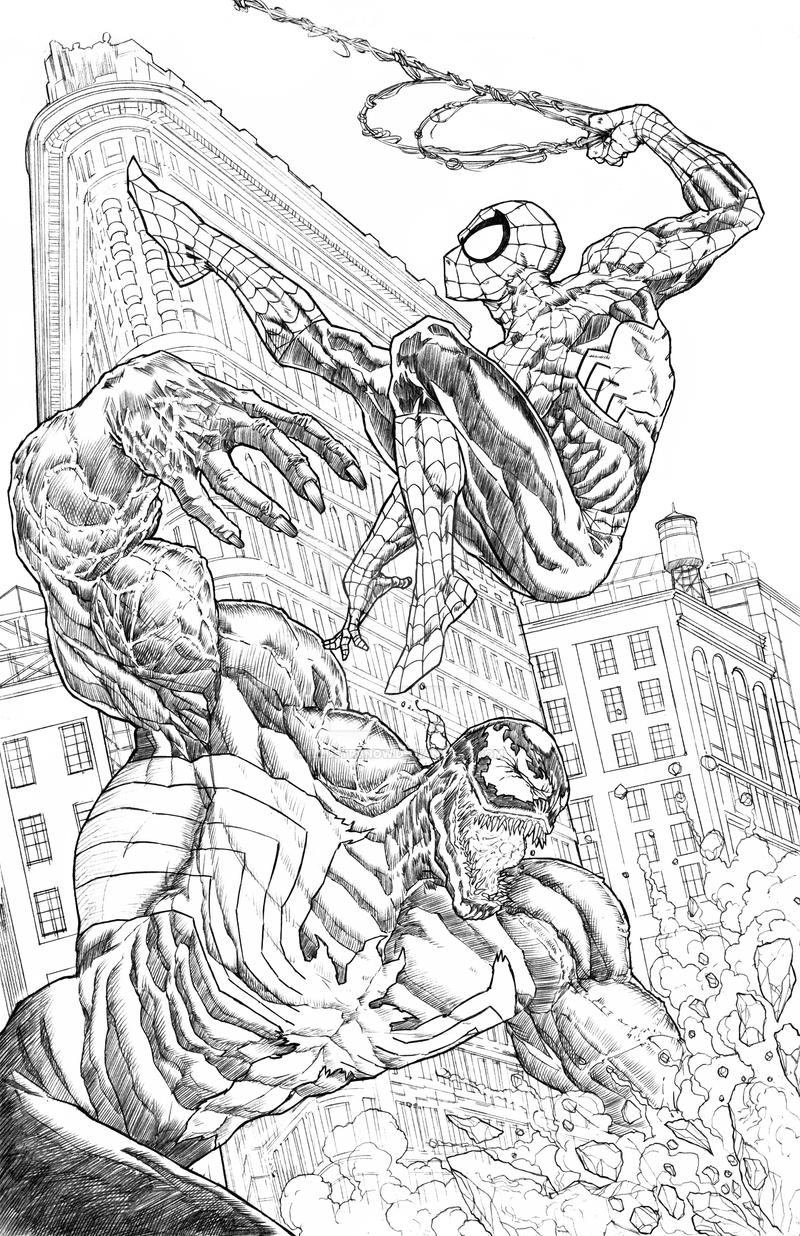 Venom Coloring Pages Free Printable 19