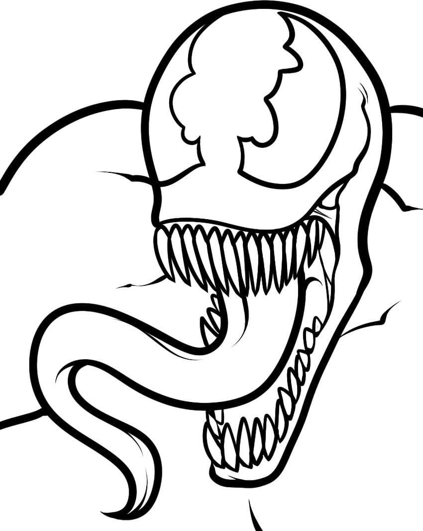 Venom Coloring Pages Free Printable 2