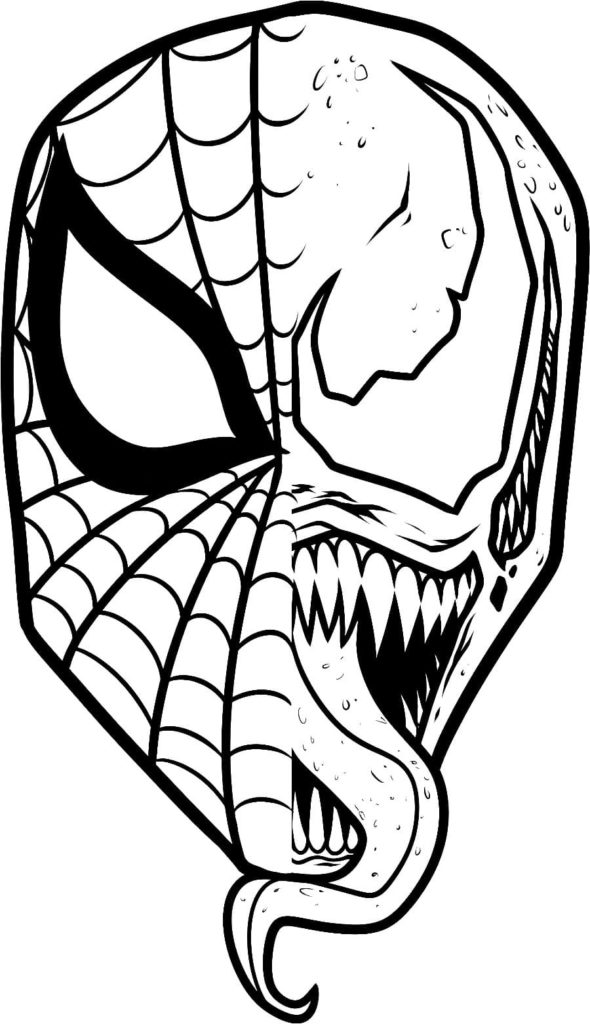 Venom Coloring Pages Free Printable 24