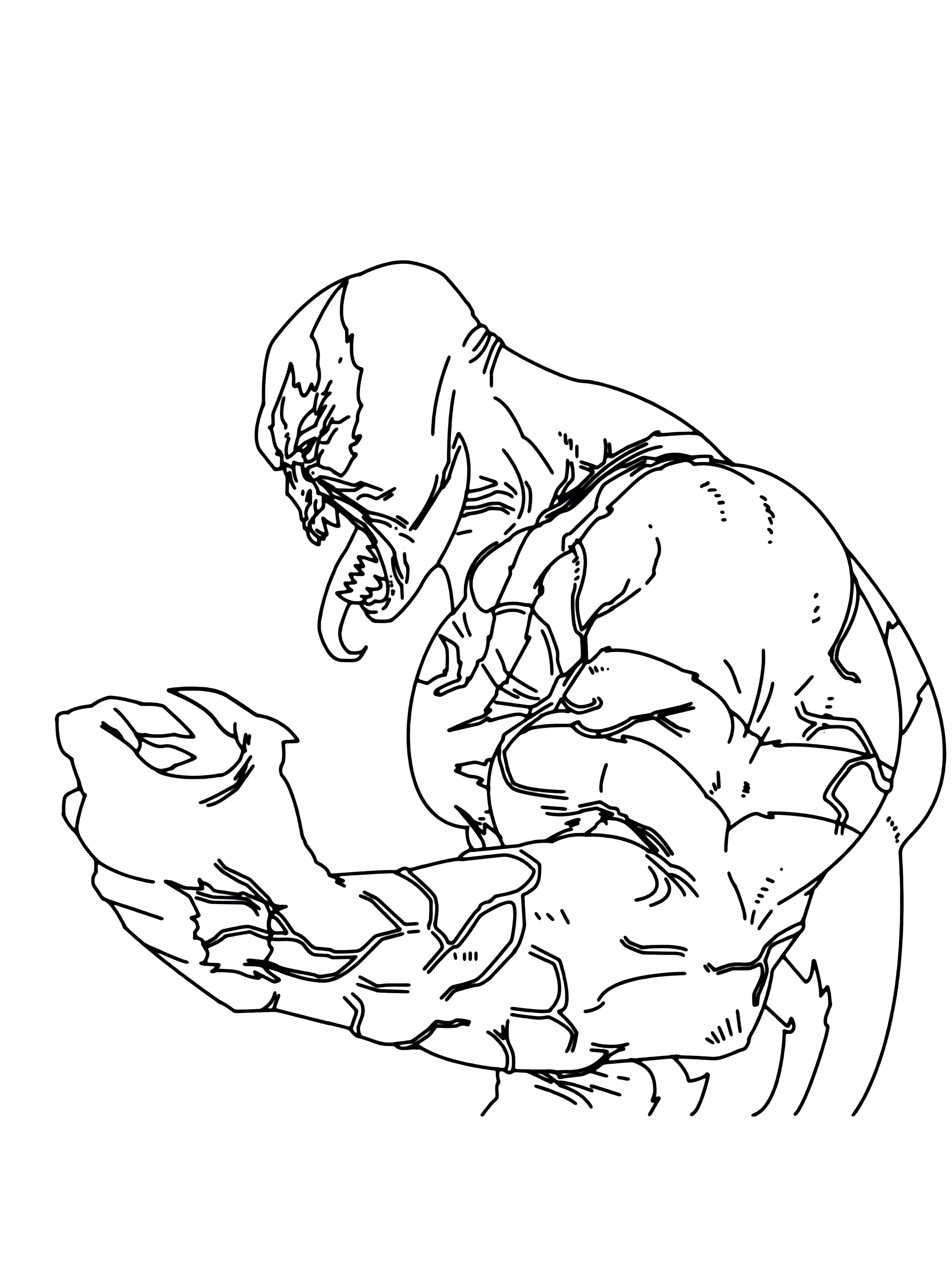 Venom Coloring Pages Free Printable 29