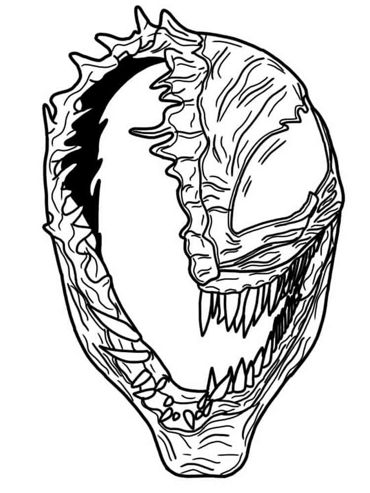 Venom Coloring Pages Free Printable 44