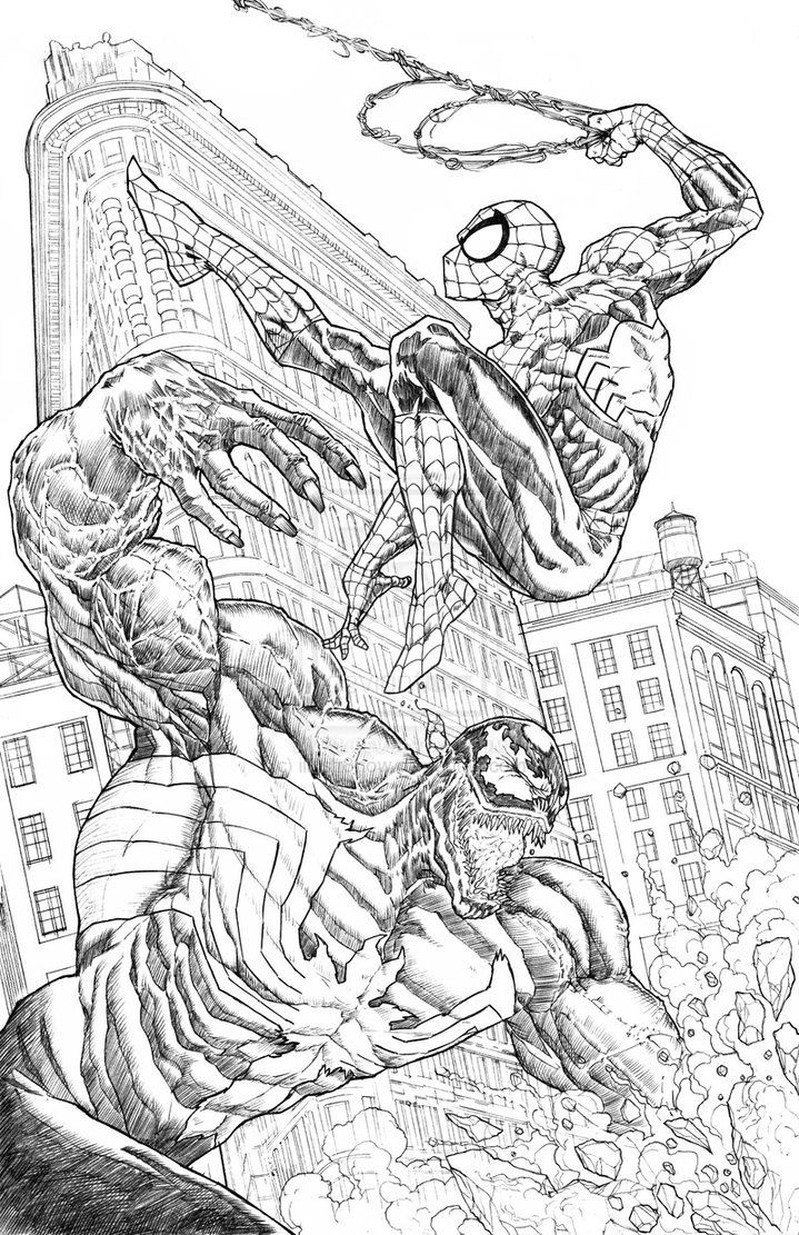 Venom Coloring Pages Free Printable 5