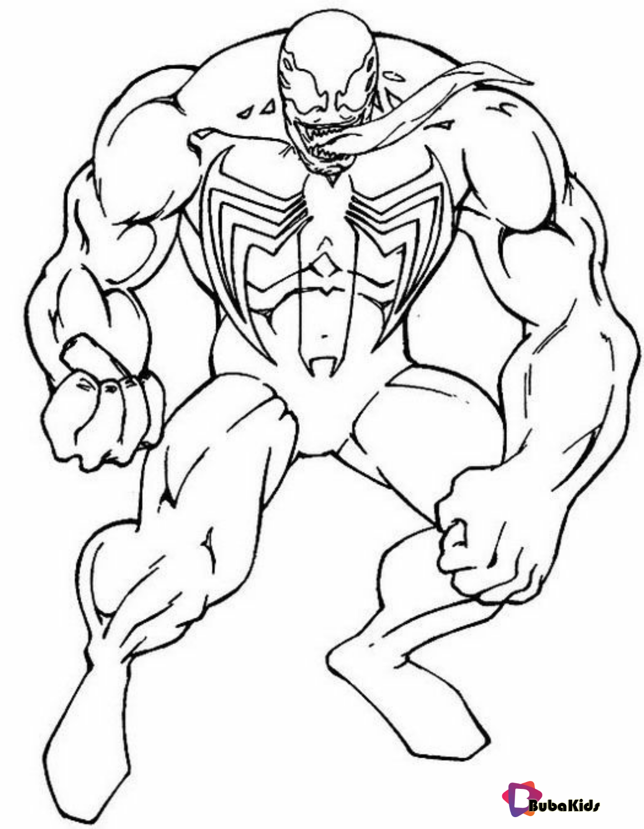 Venom Coloring Pages Free Printable 50