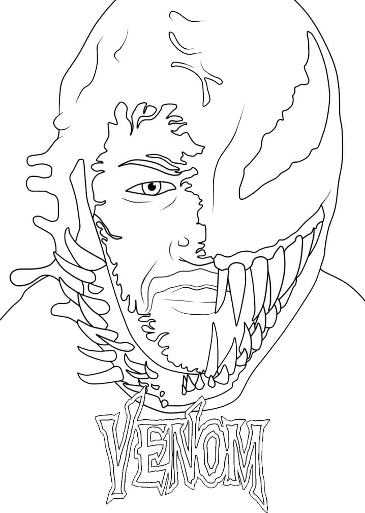 Venom Coloring Pages Free Printable 76