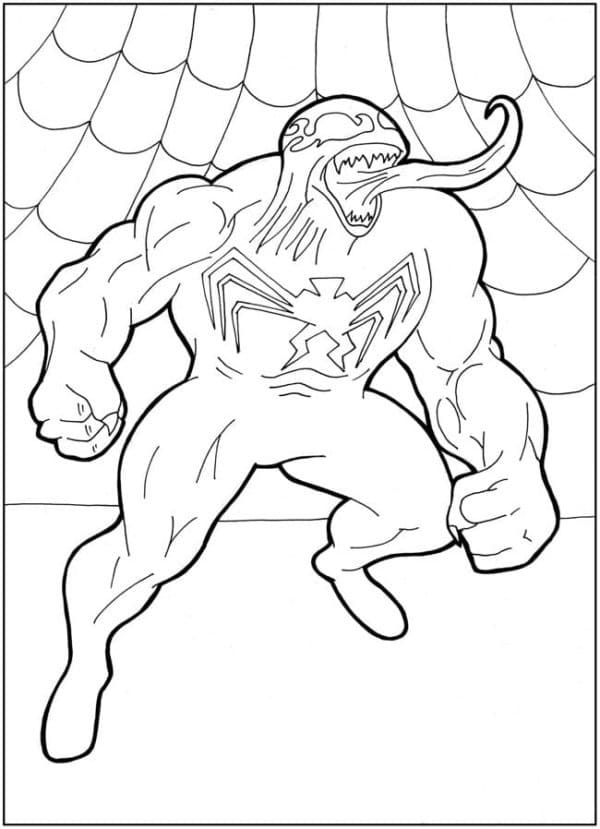 Venom Coloring Pages Free Printable 85