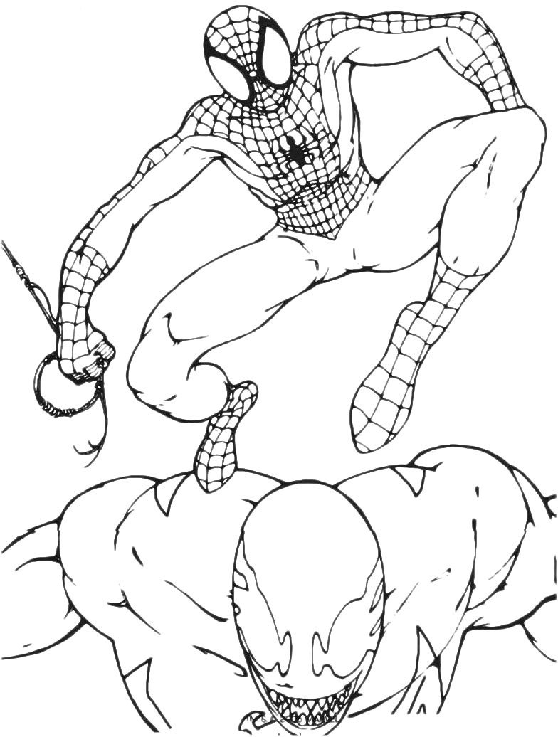 Venom Coloring Pages Free Printable 86