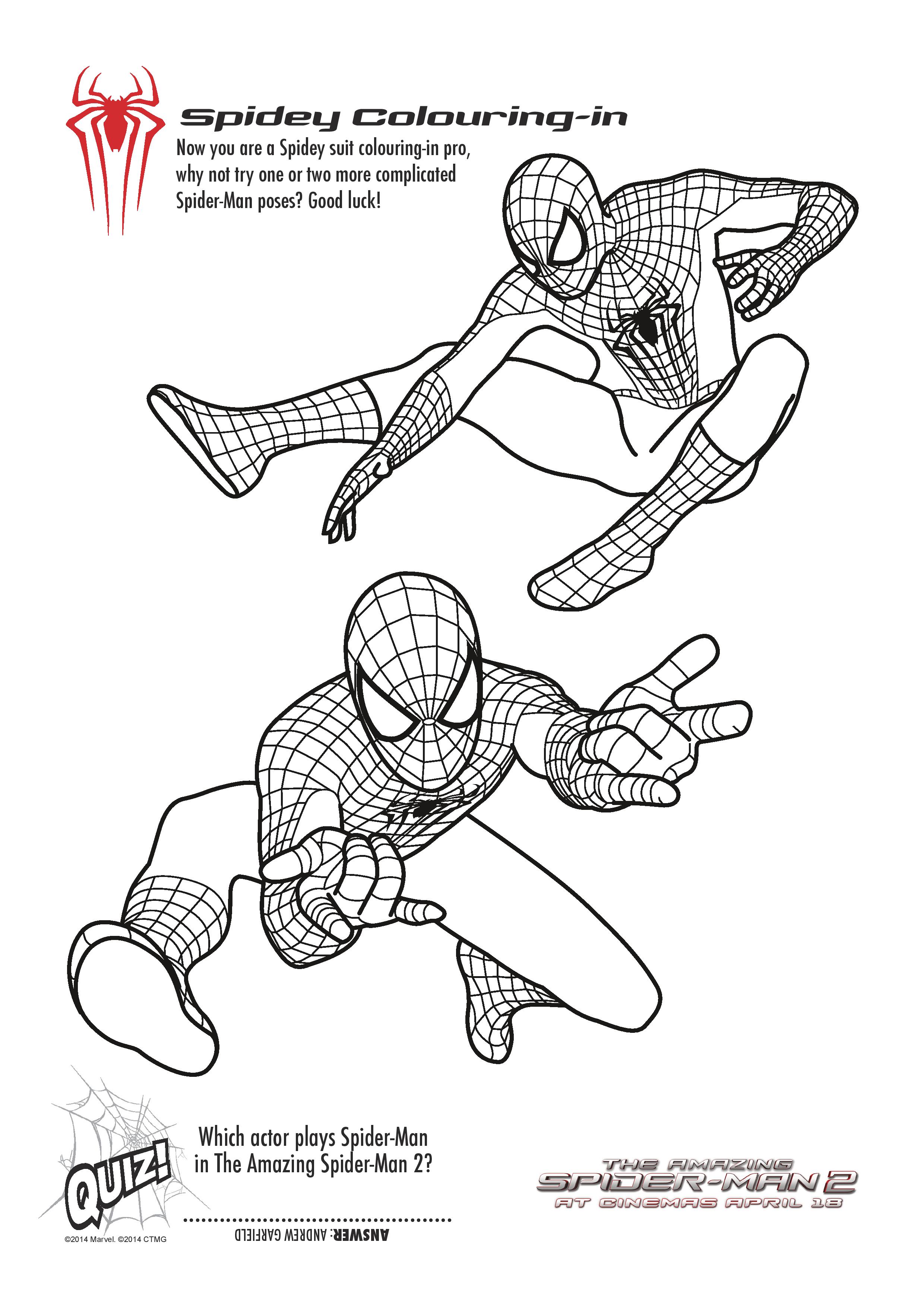 101+ Spiderman Color Page Designs: Spidey-tastic 2