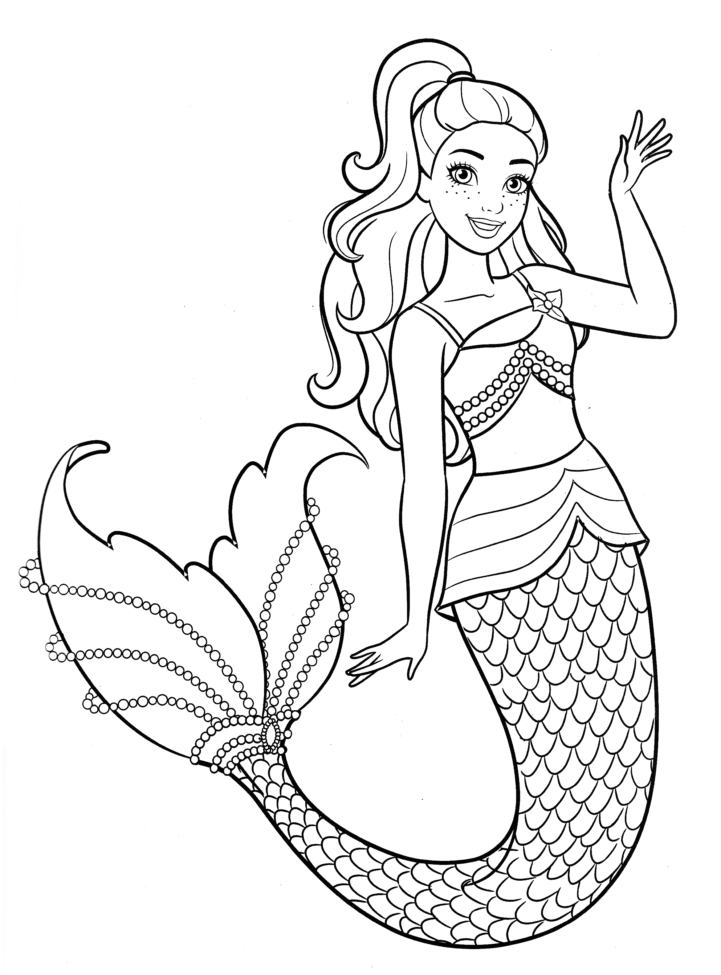 120+ Barbie Coloring Pages for Girls 1