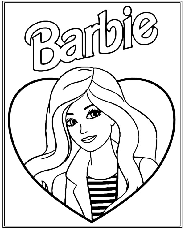 120+ Barbie Coloring Pages for Girls 102