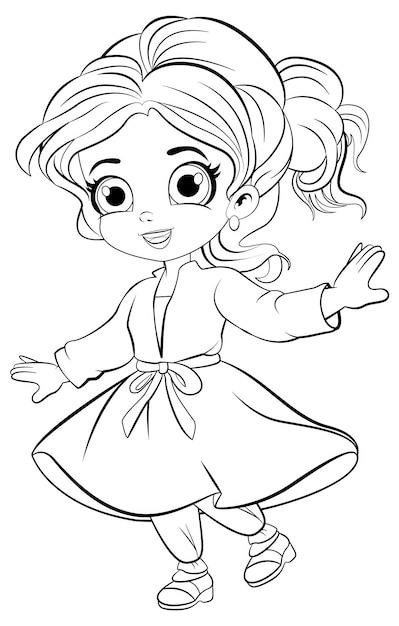 120+ Barbie Coloring Pages for Girls 117