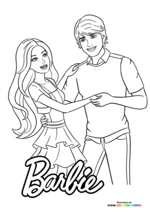 120+ Barbie Coloring Pages for Girls 122