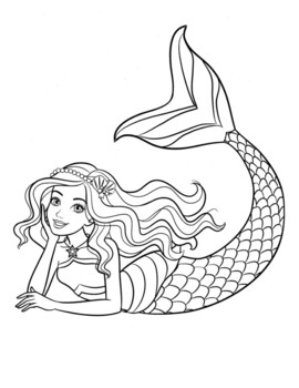 120+ Barbie Coloring Pages for Girls 128