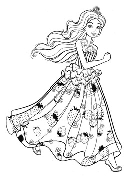 120+ Barbie Coloring Pages for Girls 130