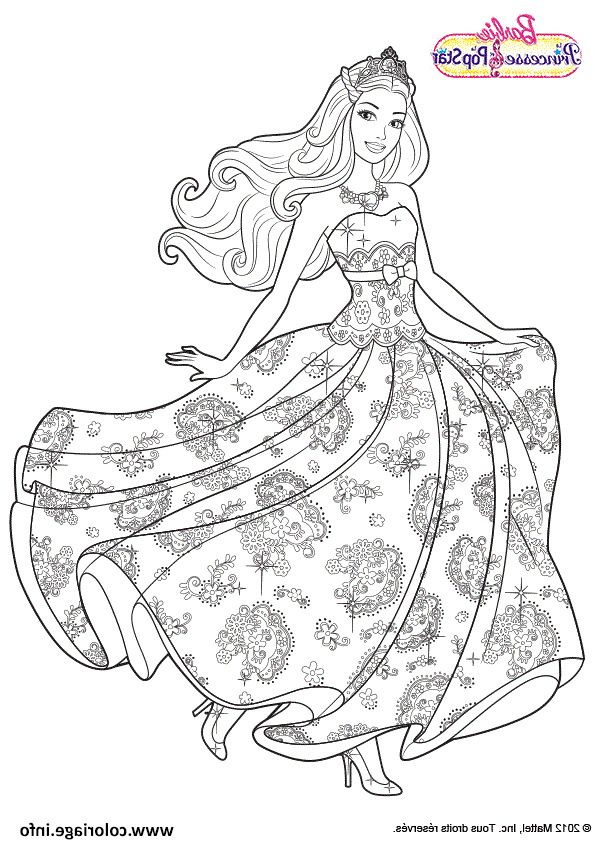 120+ Barbie Coloring Pages for Girls 131