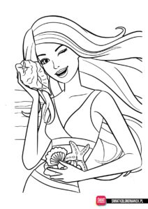 120+ Barbie Coloring Pages for Girls 133