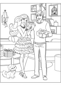 120+ Barbie Coloring Pages for Girls 136