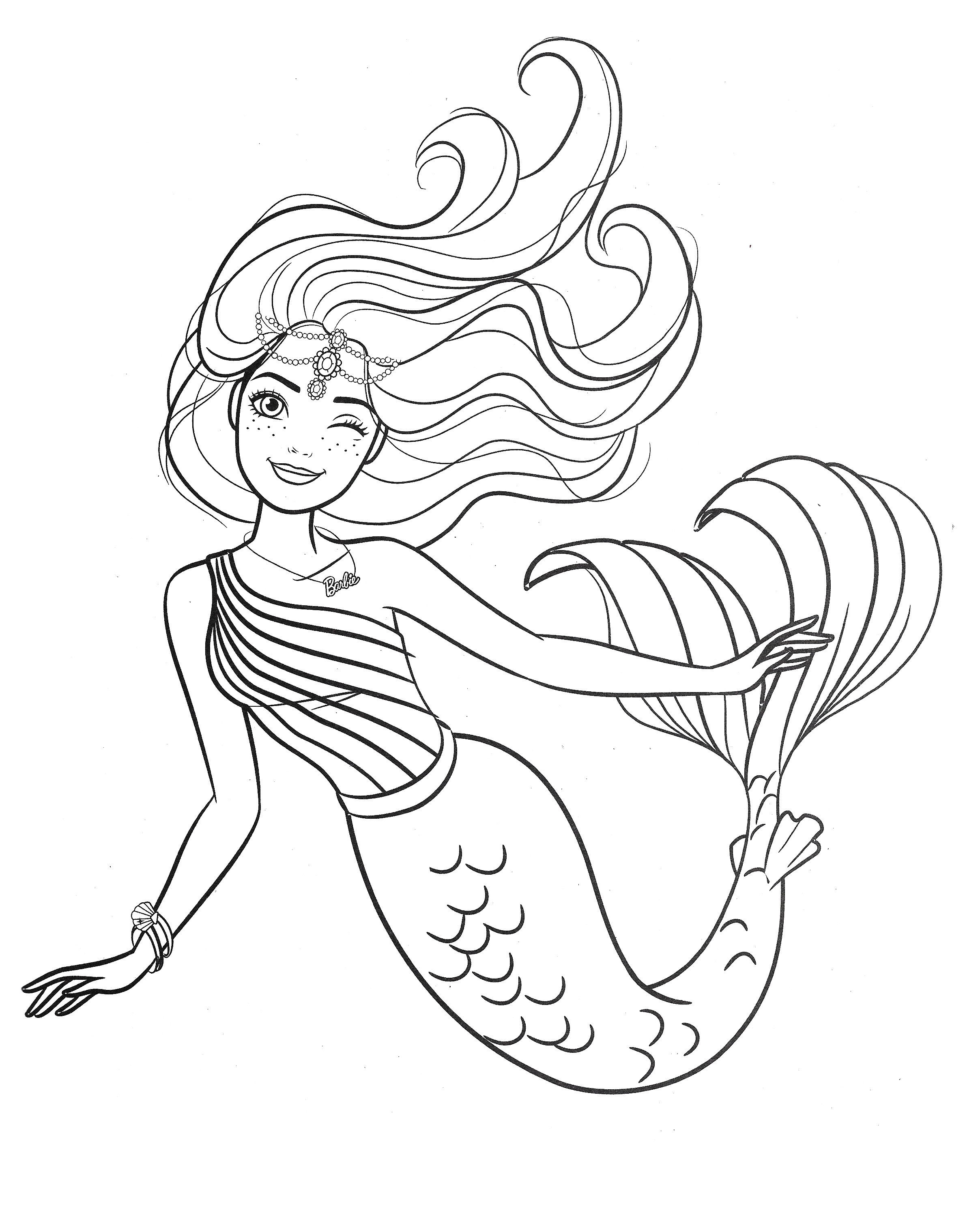 120+ Barbie Coloring Pages for Girls 2