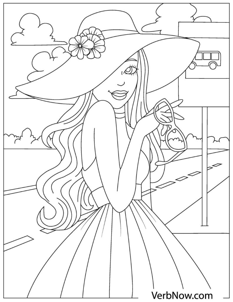 120+ Barbie Coloring Pages for Girls 28