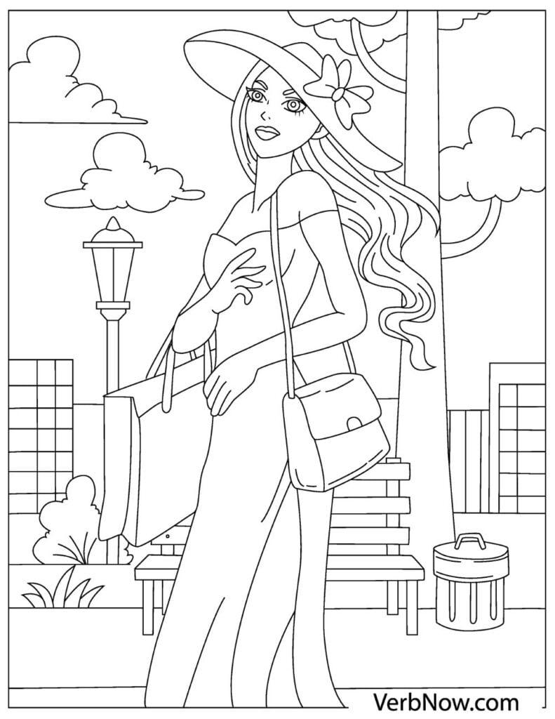 120+ Barbie Coloring Pages for Girls 32