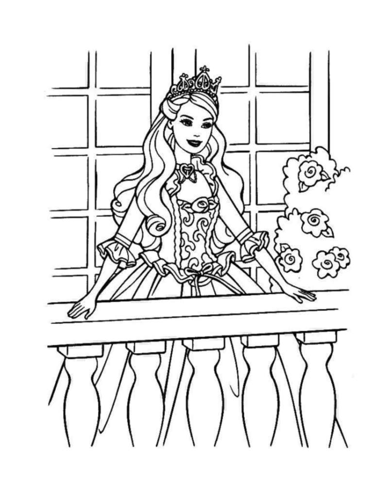 120+ Barbie Coloring Pages for Girls 33