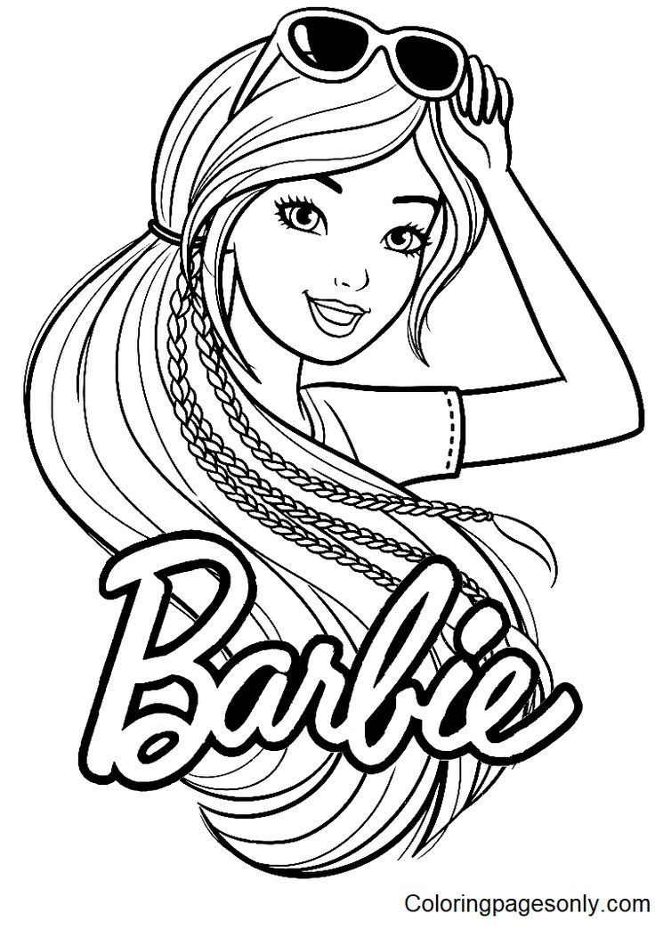 120+ Barbie Coloring Pages for Girls 36