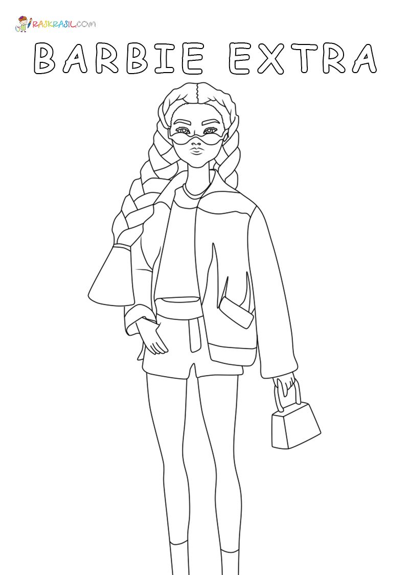 120+ Barbie Coloring Pages for Girls 43