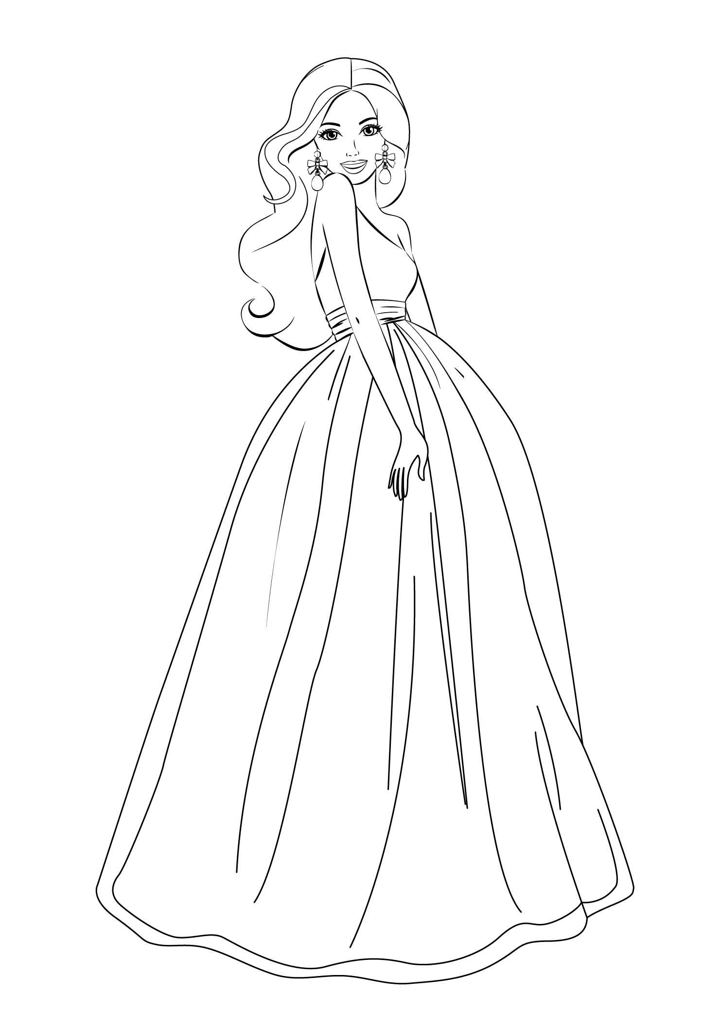 120+ Barbie Coloring Pages for Girls 44