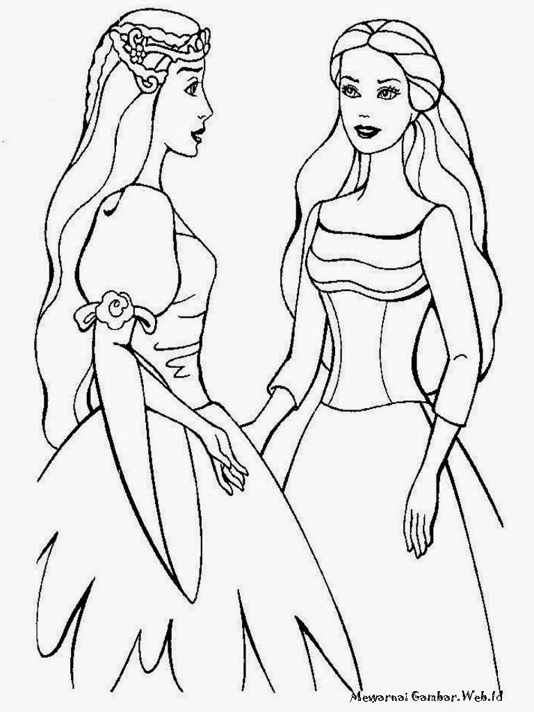 120+ Barbie Coloring Pages for Girls 59