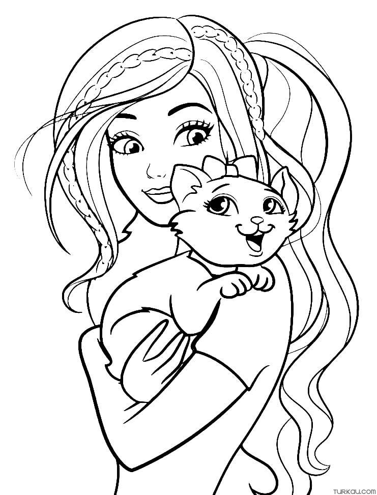 120+ Barbie Coloring Pages for Girls 61