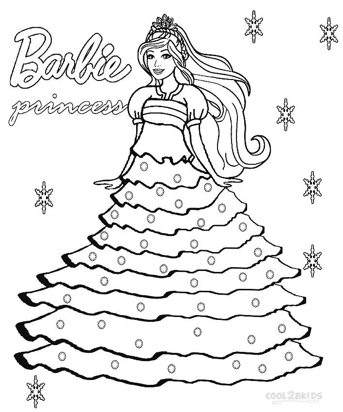 120+ Barbie Coloring Pages for Girls 77