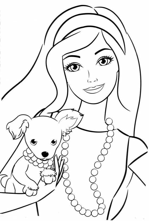 120+ Barbie Coloring Pages for Girls 87