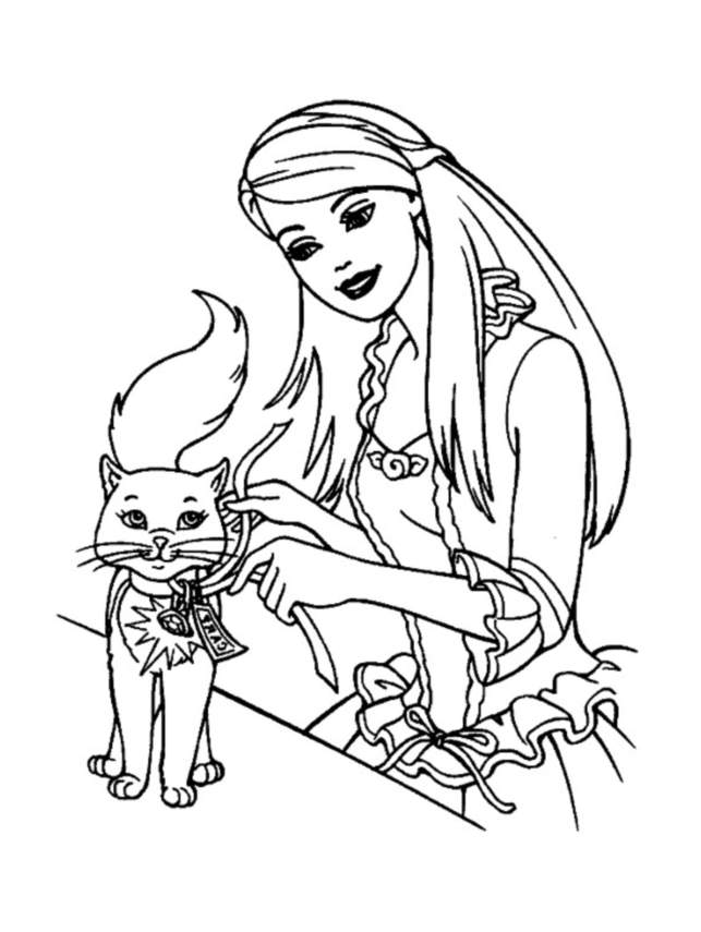 120+ Barbie Coloring Pages for Girls 90