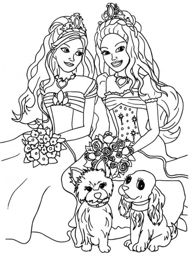 120+ Barbie Coloring Pages for Girls 91