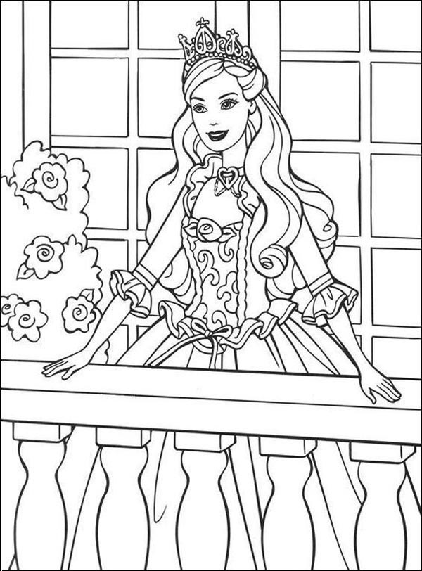 120+ Barbie Coloring Pages for Girls 93