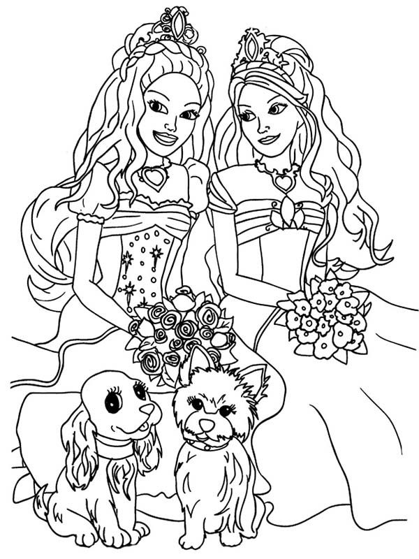 120+ Barbie Coloring Pages for Girls 94