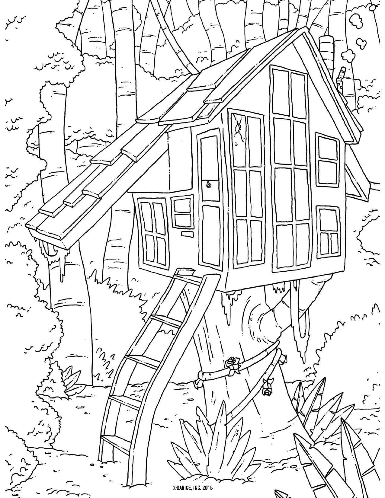 120+ House Coloring Pages for Home Lovers 104