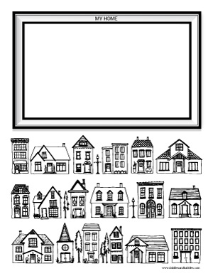 120+ House Coloring Pages for Home Lovers 109