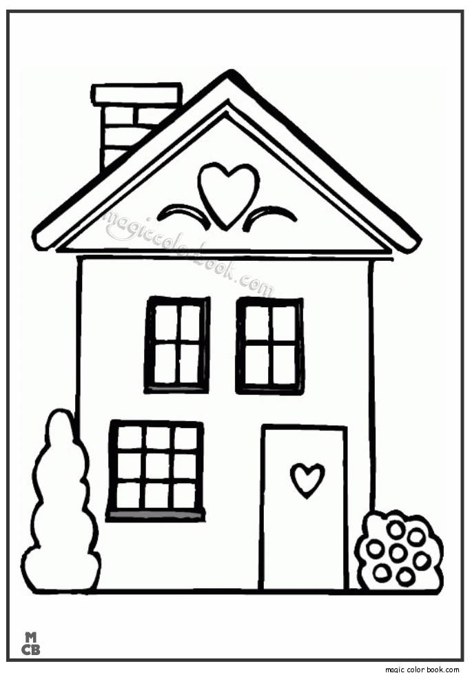 120+ House Coloring Pages for Home Lovers 114