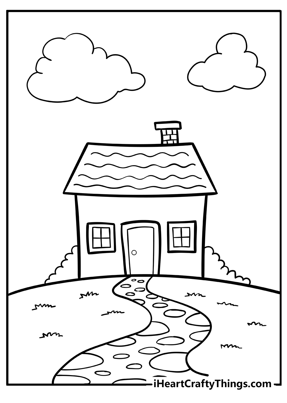 120+ House Coloring Pages for Home Lovers 116