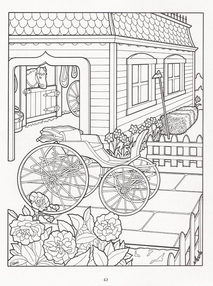 120+ House Coloring Pages for Home Lovers 118