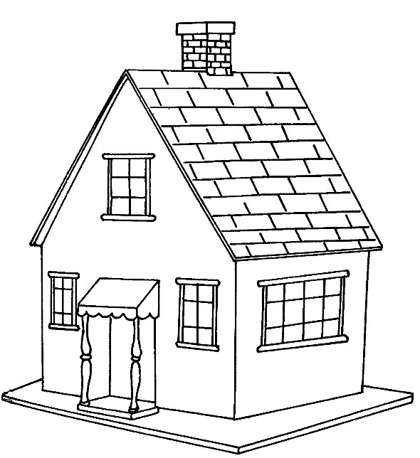 120+ House Coloring Pages for Home Lovers 124