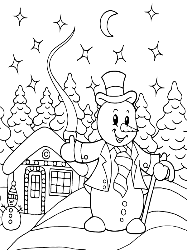 120+ House Coloring Pages for Home Lovers 142