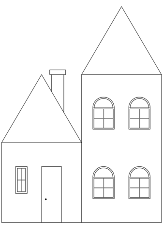 120+ House Coloring Pages for Home Lovers 154