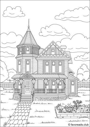 120+ House Coloring Pages for Home Lovers 157