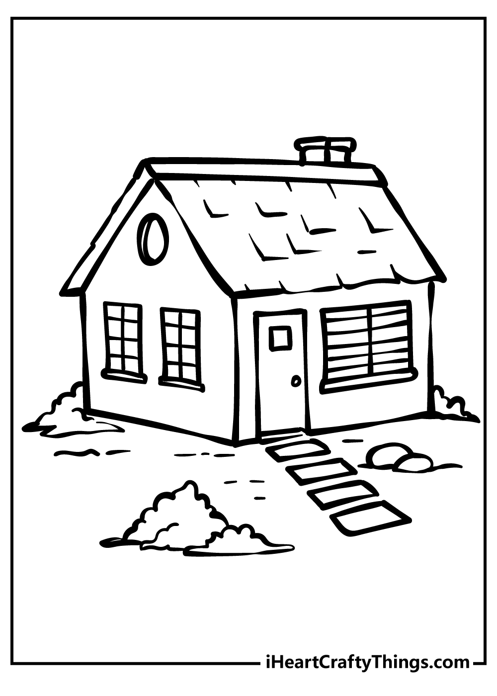 120+ House Coloring Pages for Home Lovers 159