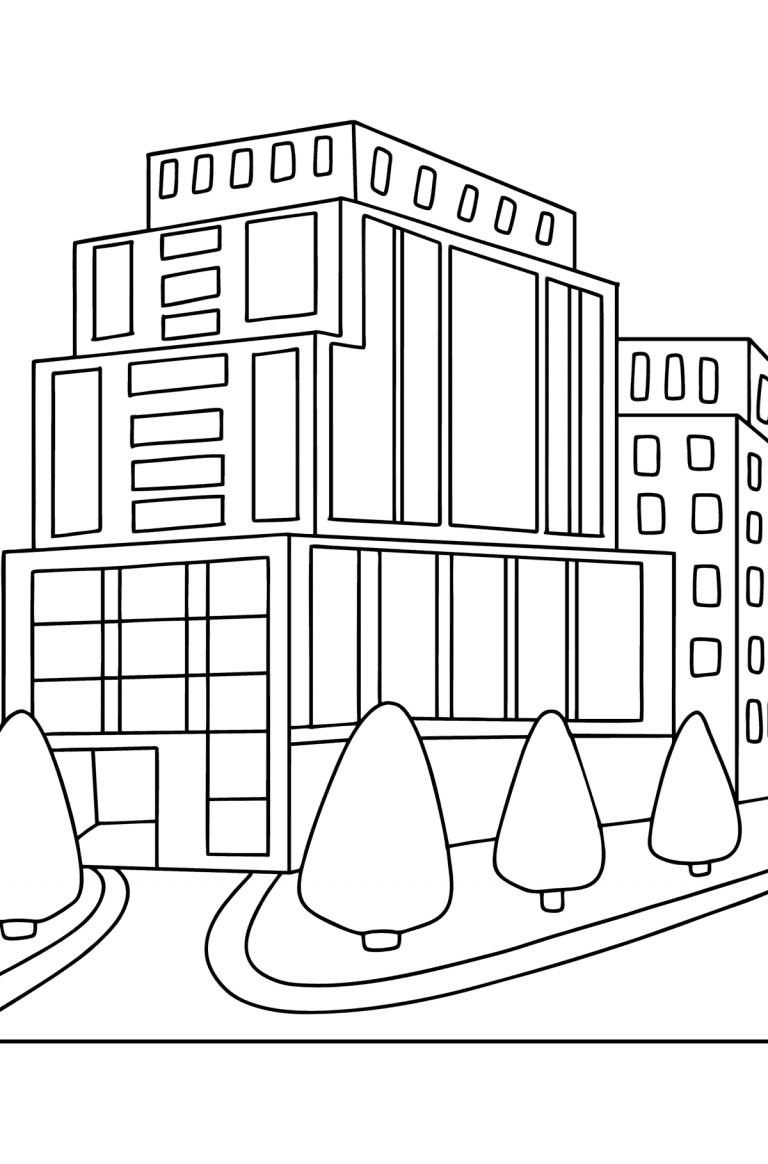 120+ House Coloring Pages for Home Lovers 16